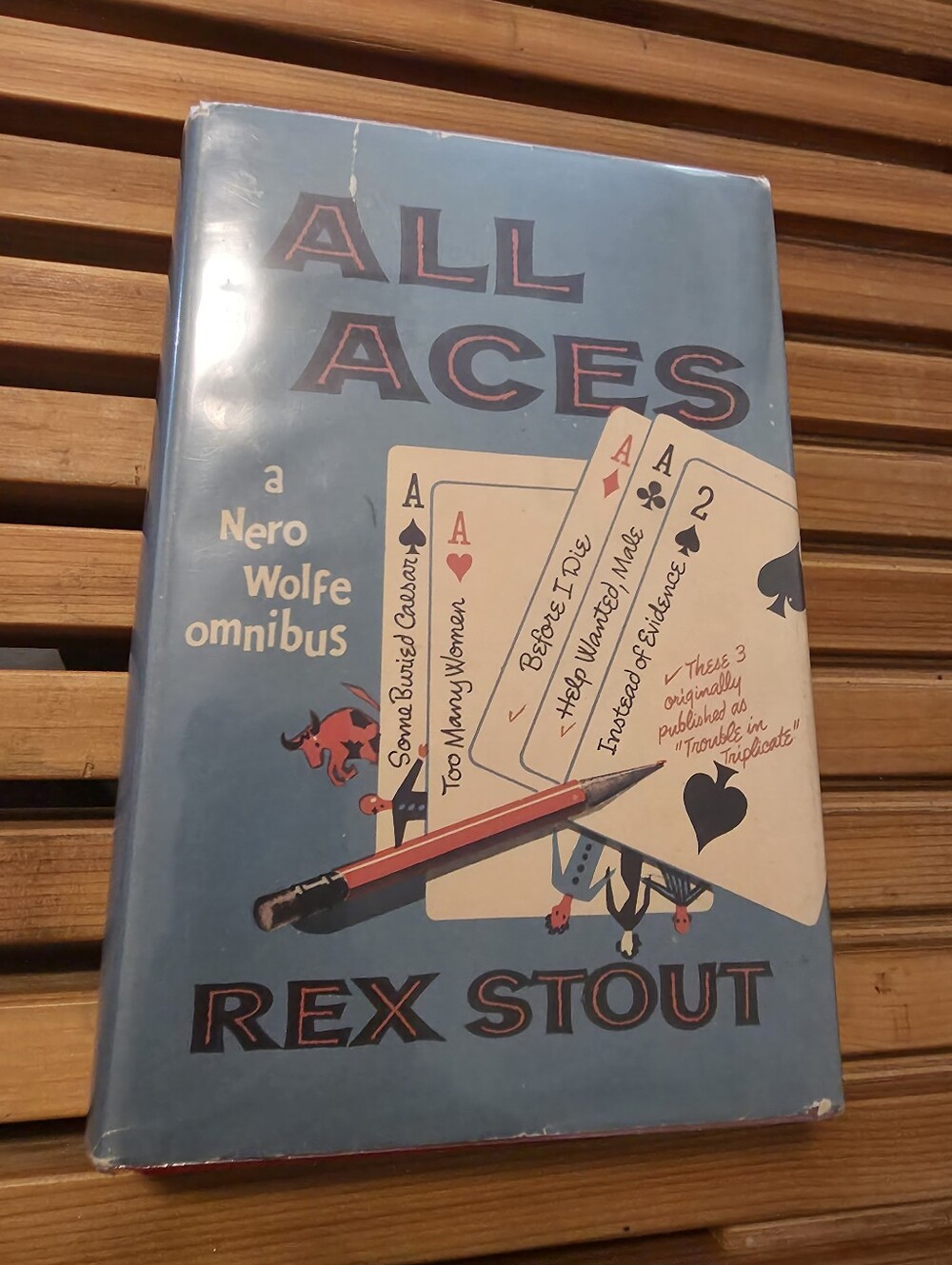 All Aces: A Nero Wolfe Omnibus by Rex Stout, 1st Edition BCE